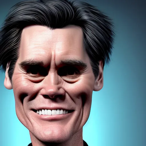 Image similar to jim carrey is fused into a slim jim, hyperdetailed, artstation, cgsociety, 8 k