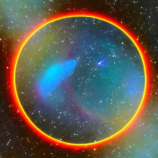 Image similar to nasa nebula circle