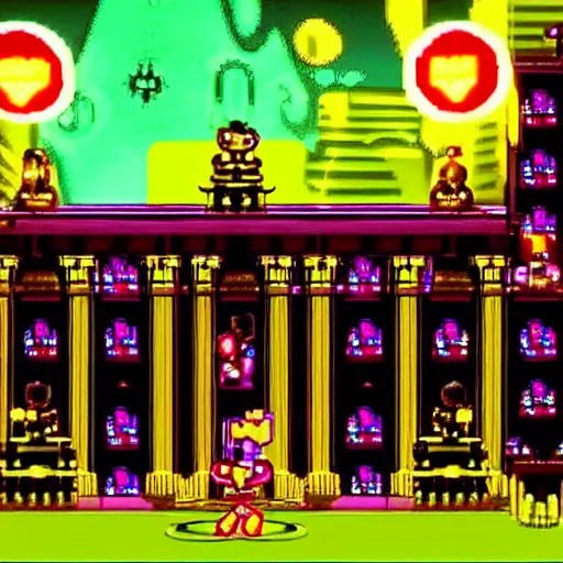 Image similar to tron bonne in a haunted mansion