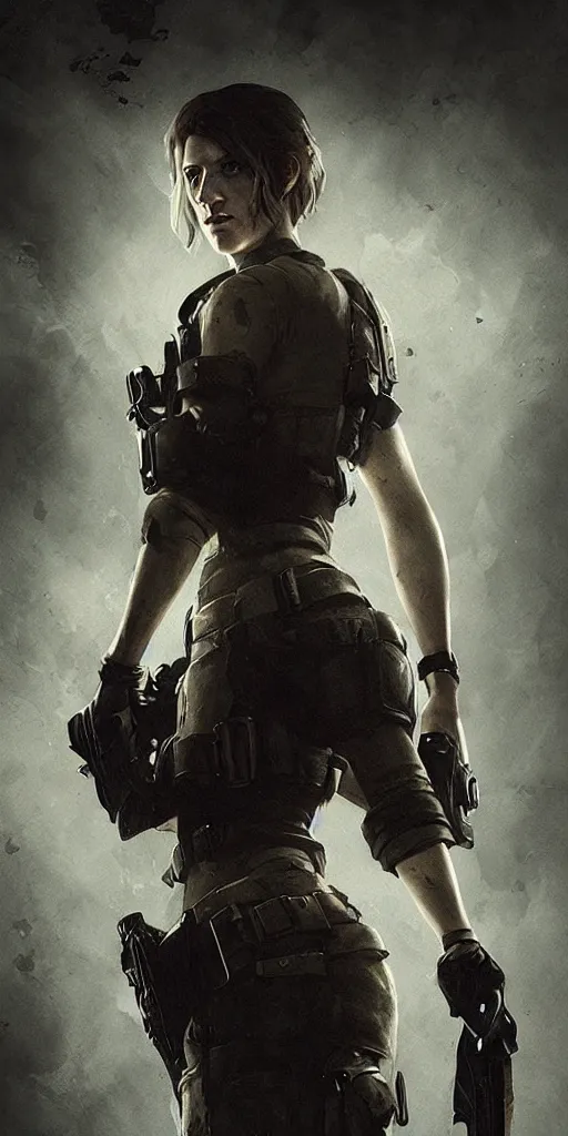 eveline's character poster from game resident evil 7, | Stable ...