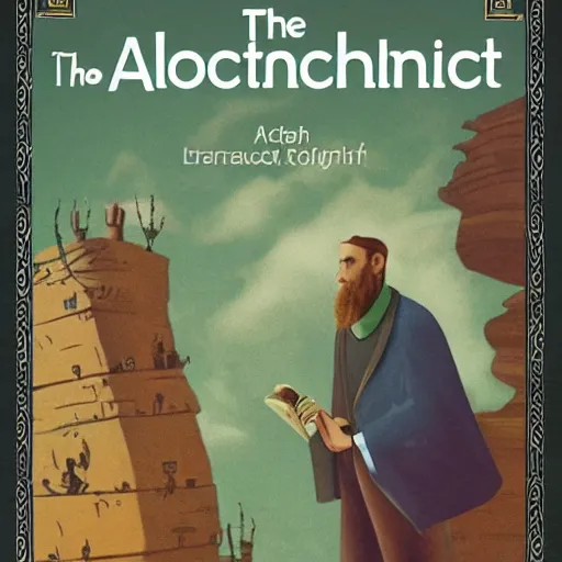 Image similar to the alchemist book cover