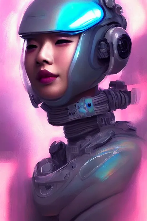 Image similar to portrait futuristic beautiful Asian trending on artbreeder, pinterest Airforce armored pilot Girl, at inside of future fighter aircraft, ssci-fi, fantasy, intricate, very very beautiful, elegant, human anatomy, neon light, highly detailed, digital painting, artstation, concept art, soft light, smooth, sharp focus, illustration, art by tian zi and WLOP and alphonse mucha