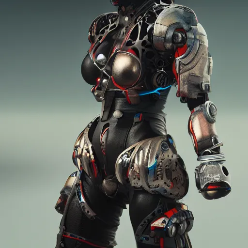 Prompt: cyborg female fighter, hyper detailed, artstation, unreal engine, octane render, hyper detailed.