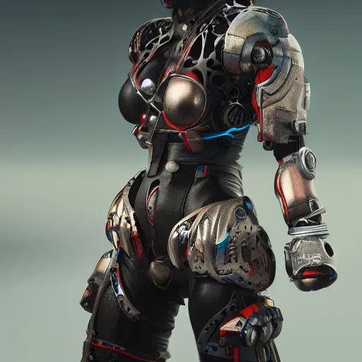 Image similar to cyborg female fighter, hyper detailed, artstation, unreal engine, octane render, hyper detailed.