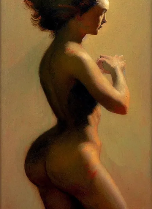 Image similar to painting of a young woman art frank frazetta