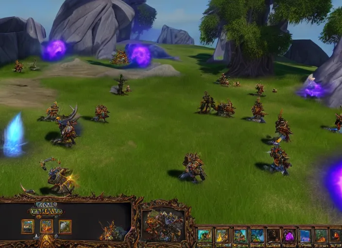 Prompt: 4 k 6 0 fps in - game world of warcraft 2 gameplay showcase, highly detailed