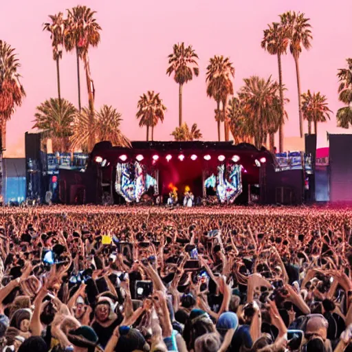 Image similar to The Doors playing at Coachella in 2019