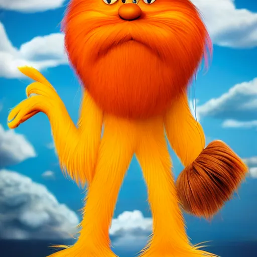 Prompt: the lorax, dating profile picture