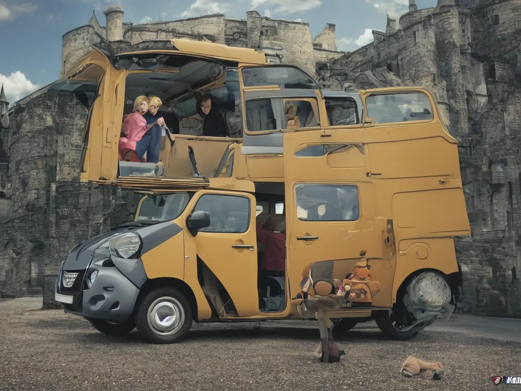 Image similar to Renault 4 Master in the movie Howls Moving Castle