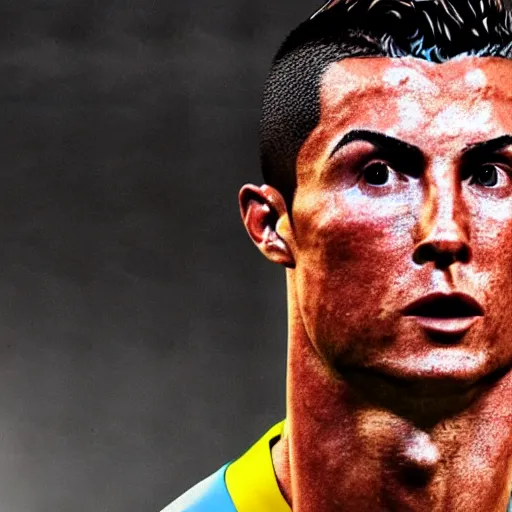 Prompt: 3d render of cristiano Ronaldo, 4k hyper realistic,