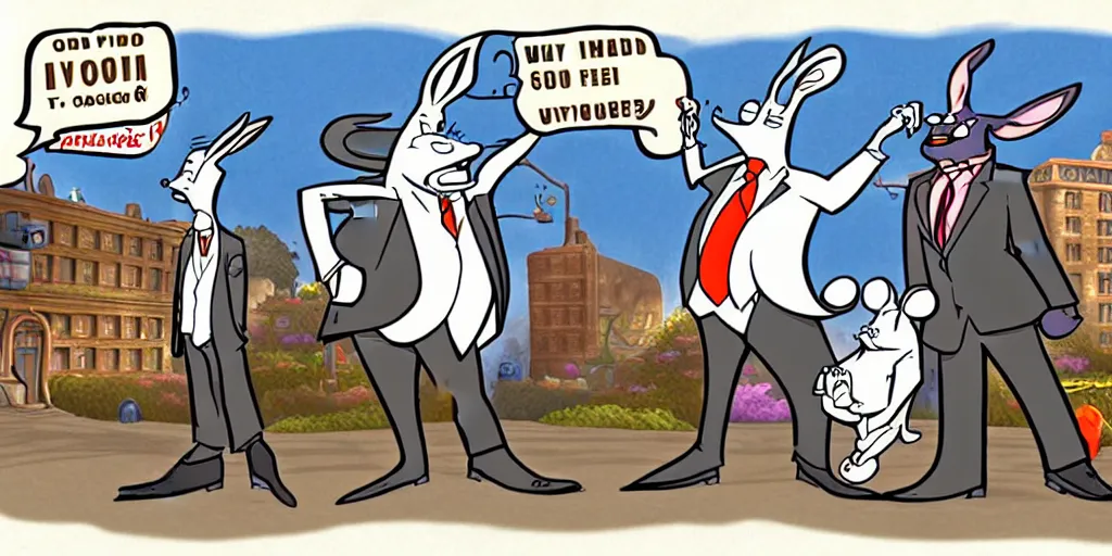 Image similar to cartoon concept art from sam and max