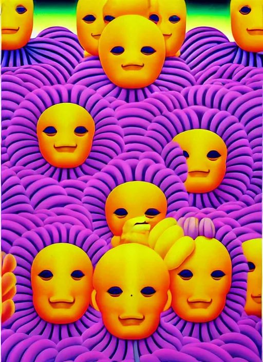 Image similar to flower men by shusei nagaoka, kaws, david rudnick, airbrush on canvas, pastell colours, cell shaded, 8 k