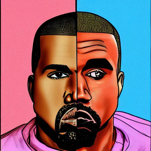 Prompt: kanye west as a jojo, hd, anime art, jojo style