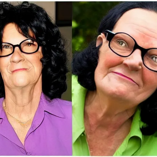 Image similar to Linda Belcher from Bob's Burgers as a real person