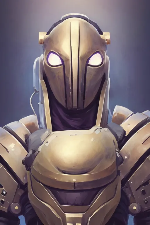 Image similar to epic mask helmet robot ninja portrait stylized as fornite style game design fanart by concept artist gervasio canda, behance hd by jesper ejsing, by rhads, makoto shinkai and lois van baarle, ilya kuvshinov, rossdraws global illumination radiating a glowing aura global illumination ray tracing hdr render in unreal engine 5