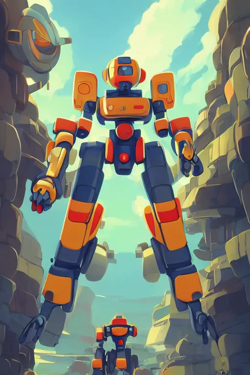 Image similar to metabots medabots medarotto medarot robot minimalist comics, behance hd by jesper ejsing, by rhads, makoto shinkai and lois van baarle, ilya kuvshinov, rossdraws global illumination ray tracing hdr radiating a glowing aura