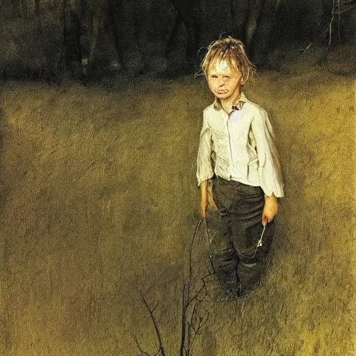 Image similar to a painting by andrew wyeth