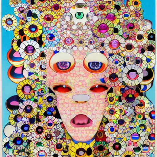 Image similar to a surreal portrait of a girl by takashi murakami, 4 k, detailed, 2 0 2 2