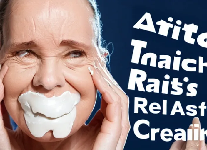 Prompt: a radio ad for arthritis pain relief cream :'it doesn't smell, or burn, and it isn't greasy'