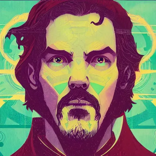 Image similar to Doctor Strange profile picture by Sachin Teng, asymmetrical, Organic Painting , Matte Painting, geometric shapes, hard edges, graffiti, street art:2 by Sachin Teng:4