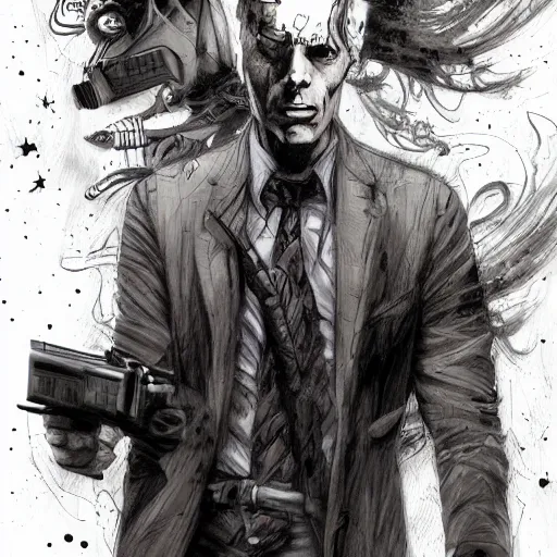 Image similar to stuck in a time loop by ben templesmith