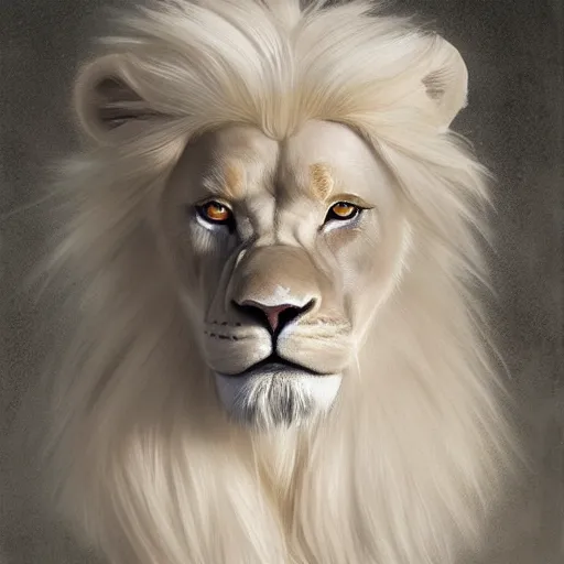 Image similar to a beautiful award winning commission of a male anthro albino lion dressed in a football outfit,digital art,art by greg rutkowski,character design by charles bowater,ross tran,photorealistic,highly detailed,detailed face,4k,dramatic,deviantart,artstation