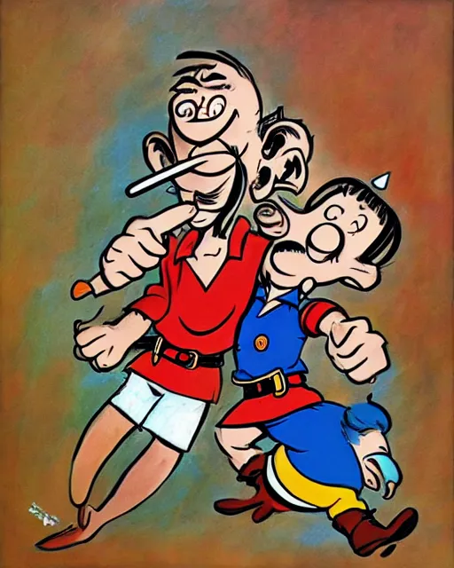 Image similar to artwork by uderzo