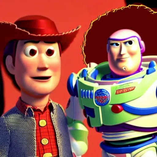 Image similar to keanu reeves in toy story 4 k quality super realistic