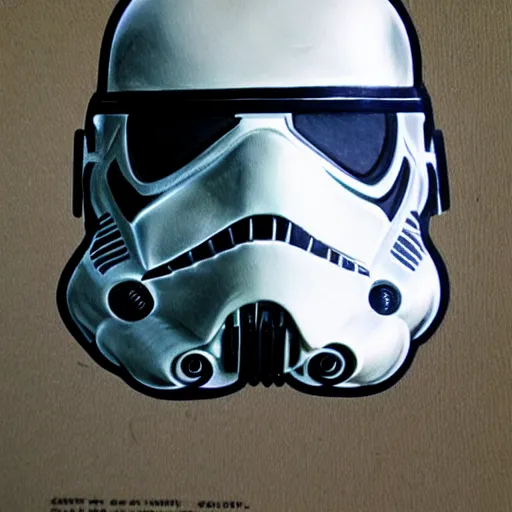 Image similar to zombie storm trooper highly detailed 1 9 7 0 s horror star wars art