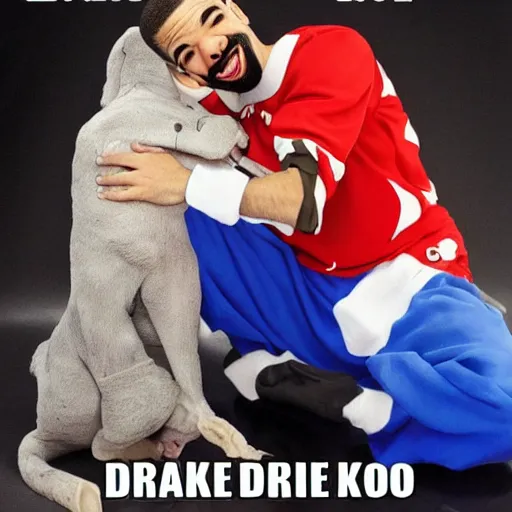 Image similar to Goofy as Drake