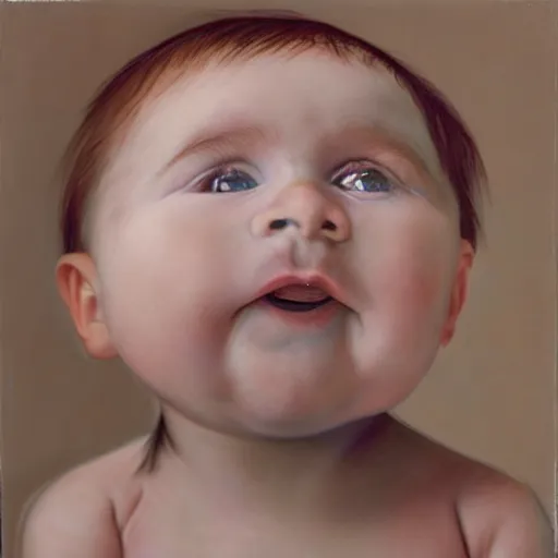 Image similar to a photorealistic portrait of a baby with 1 0, 0 0 0 heads 8 k