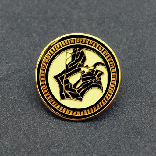 Image similar to lord of the rings enamel pin