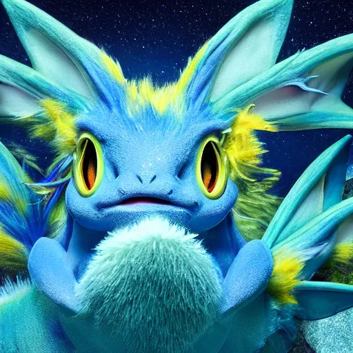 Image similar to national geographic photo of vaporeon, pokemon in the wild, intricate, portrait, 8 k highly professionally detailed, hdr, award winning