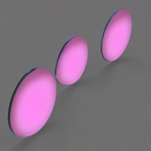 Prompt: realistic oval glass filled with pink soul 3 d