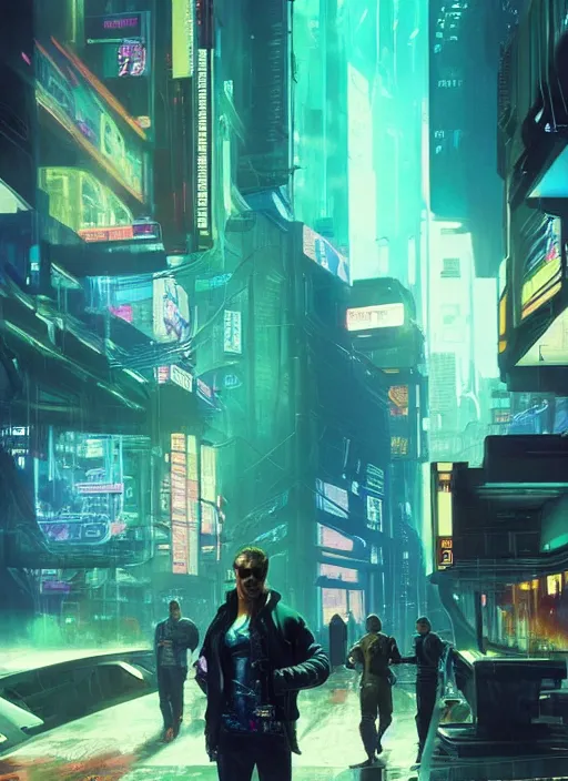 Image similar to Dexter. Hacker infiltrating corporate mainframe. Cyberpunk 2077, blade runner 2049, shadowrun, matrix Concept art by James Gurney, greg rutkowski, and Alphonso Mucha. Vivid color scheme.