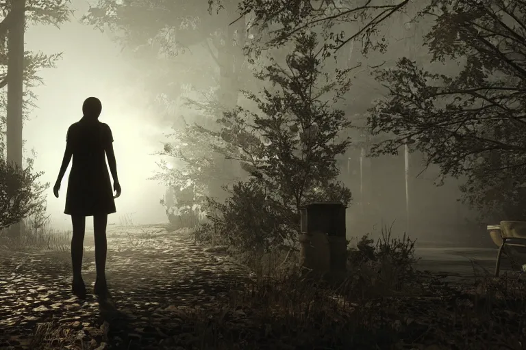 Prompt: a gameplay still of p. t. ( ps 4 2 0 1 4 )