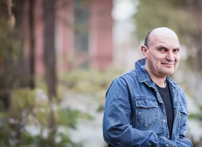 Image similar to portrait photo still of real life gru, 8 k, 8 5 mm f 1. 8