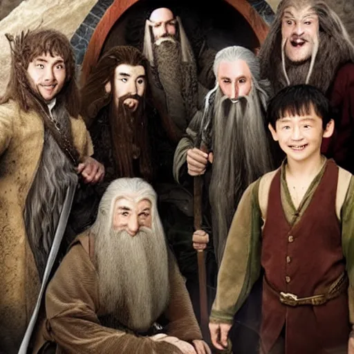 Image similar to the hobbit with a Chinese cast