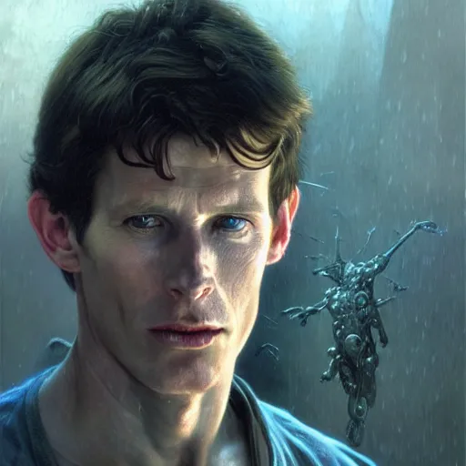 Prompt: a hyper - realistic character concept art portrait of young kevin conroy, depth of field background, artstation, award - winning realistic sci - fi concept art by jim burns and greg rutkowski, beksinski, a realism masterpiece, james gilleard, bruegel, alphonse mucha, and yoshitaka amano.