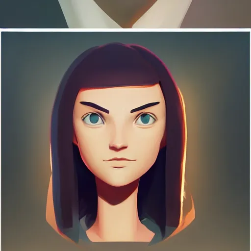 Image similar to face icon stylized minimalist contact 1 9 9 7, loftis, cory behance hd by jesper ejsing, by rhads, makoto shinkai and lois van baarle, ilya kuvshinov, rossdraws global illumination