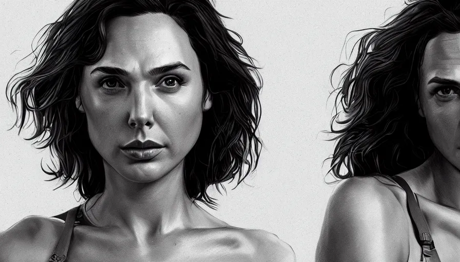 Image similar to Gal Gadot is Ellen Ripley, hyperdetailed, artstation, cgsociety, 8k