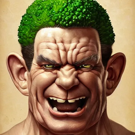 Prompt: a masterpiece portrait of popeye with huge biceps holding a broccoli. very detailed eyes. intricate, elegant, highly detailed. trending on artstation, digital art, by stanley artgerm lau, wlop, rossdraws, james jean, andrei riabovitchev, marc simonetti, yoshitaka amano