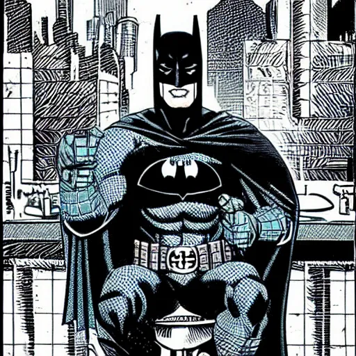 Image similar to batman sitting on a toilet, todd mcfarlane art style,