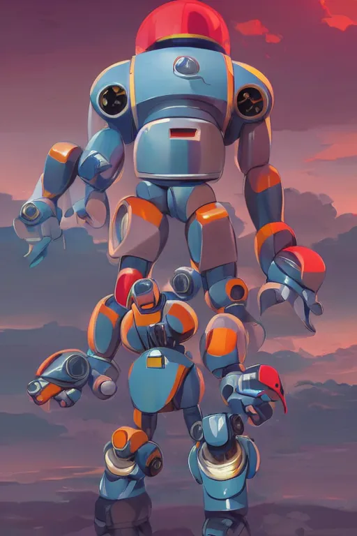 Image similar to metabots medabots medarotto medarot robot minimalist comics, behance hd by jesper ejsing, by rhads, makoto shinkai and lois van baarle, ilya kuvshinov, rossdraws global illumination ray tracing hdr radiating a glowing aura