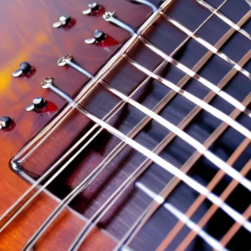 Image similar to electric guitar close up photograph 4 k