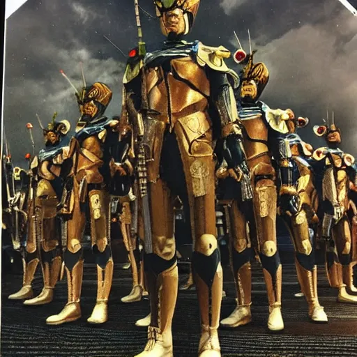 Image similar to jules caesar with his legion in tokyo, photo, intricate detail, high resolution