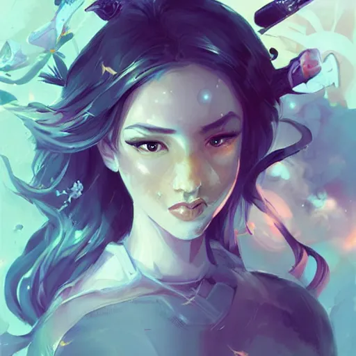 Image similar to art by rexie nem and ross tran