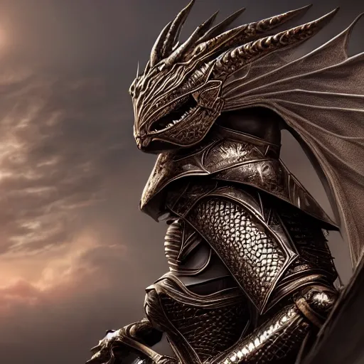 Image similar to highly detailed realistic stunning shot of a beautiful elegant anthropomorphic female dragon knight, resting a detailed and engraved longsword over her armored shoulder, sharp claws and tail, cloak flittering in the wind, high quality, HD octane render, epic cinematography, Artstation, Deviantart, Furaffinity