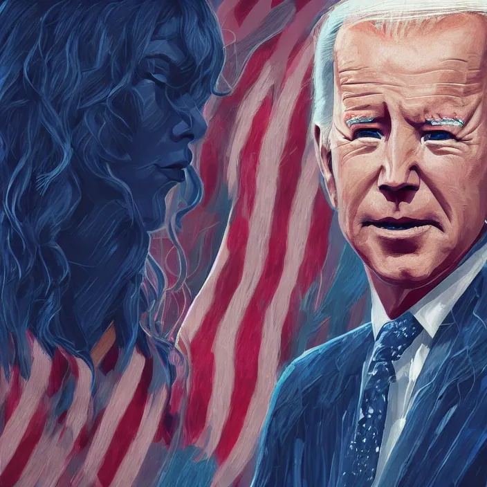 Image similar to portrait of taylor swift as a joe biden. intricate artwork. by tooth wu, wlop, beeple, dan mumford. octane render, trending on artstation, greg rutkowski very coherent symmetrical artwork. cinematic, hyper realism, high detail, octane render, 8 k, iridescent accents