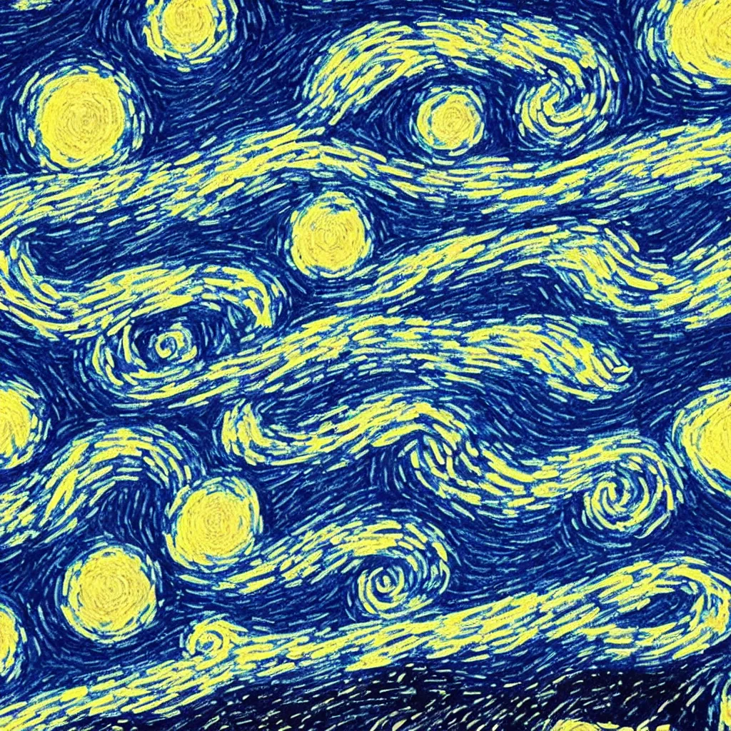 Image similar to starry night texture art, 4k